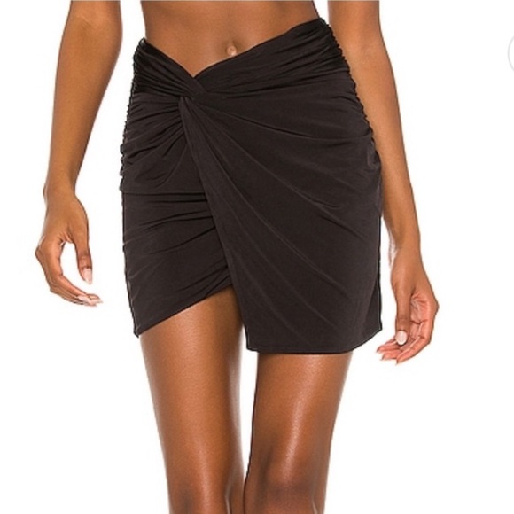 Lovers + Friends Novah Black Mini Skirt XS NWOT - Picture 1 of 6